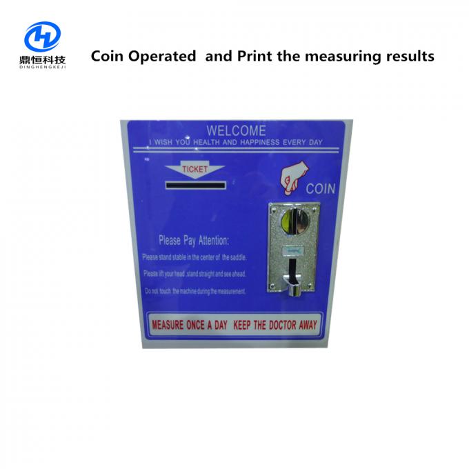 Het muntstuk stelde de medische schalen van de bmibloeddruk van het hoogtegewicht met printer in werking