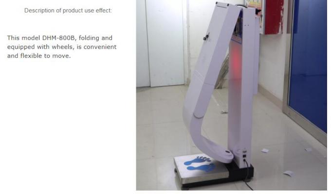 Ultrasone Hoogte en Gewichts het Meten Schaal met Digitale Bloeddrukmachine dhm-800B
