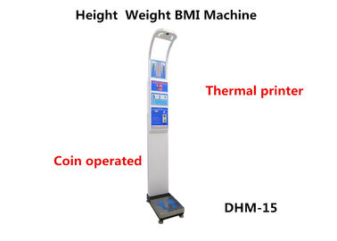 Het muntstuk stelde Digitale Lichaamsgewichtschaal met Hoogtemeting 0.1cm in werking 0.5kg-Nauwkeurigheid