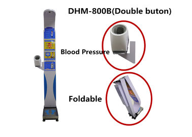 Coin operated weighing scales with height measurement blood pressure and BMI Analysis